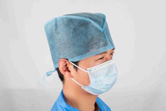 Doctor And Nurse Medical Doctor Cap With Machine Made Ties At Back