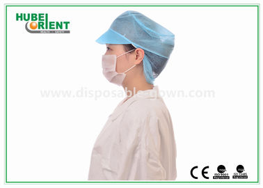 White Anti static 2- ply ESD disposable earloop face mask For Clean Room