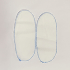Adult Disposable Nonwoven Close Slippers With Whole Top Lightweight PP Blue Thread Sewing