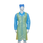 Waterproof Disposable PE Plastic Apron Blue / White / Green / Red Kitchen / Food Industry