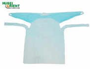 CE Standard Plastic Disposable Protective Gown/Blue CPE Surgical Gown For Hospital/Factory