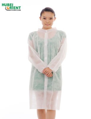 Breathable Nonwoven PP SMS MP Tyvek Disposable Lab Coats